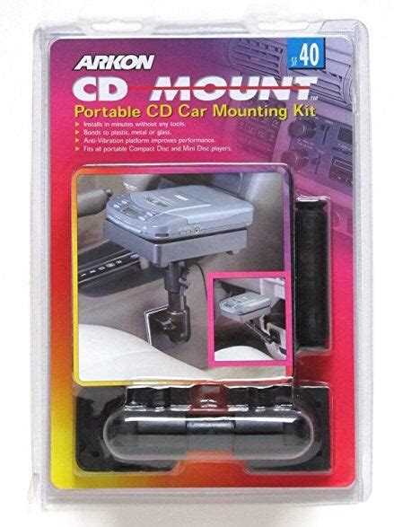 cd player car mount|portable cd player for vehicles.